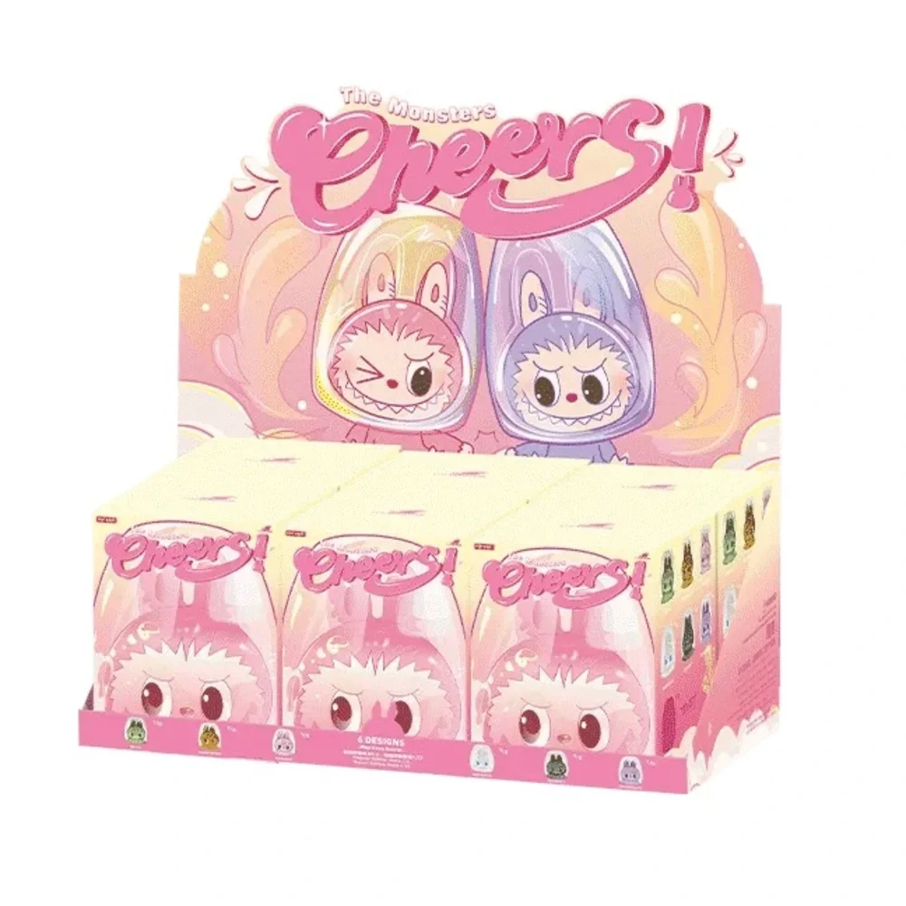Pop Mart Labubu Cheers Full Set Double walled Glass 6 Blind Box